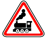 Железнодорожный переезд без шлагбаума
