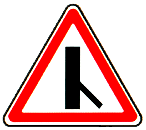 Примыкание второстепенной дороги
