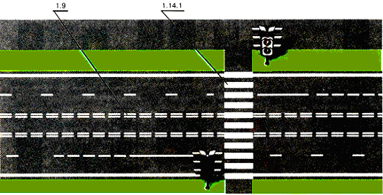 горизонтальная размека